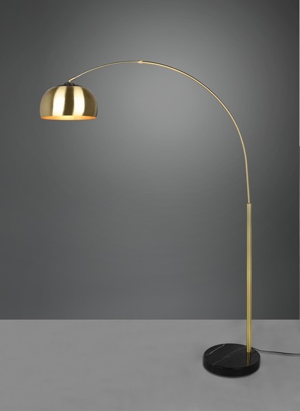 Trio 411700108 Argentina Stojací lampa | E27 | Barevný kov | Mosaz