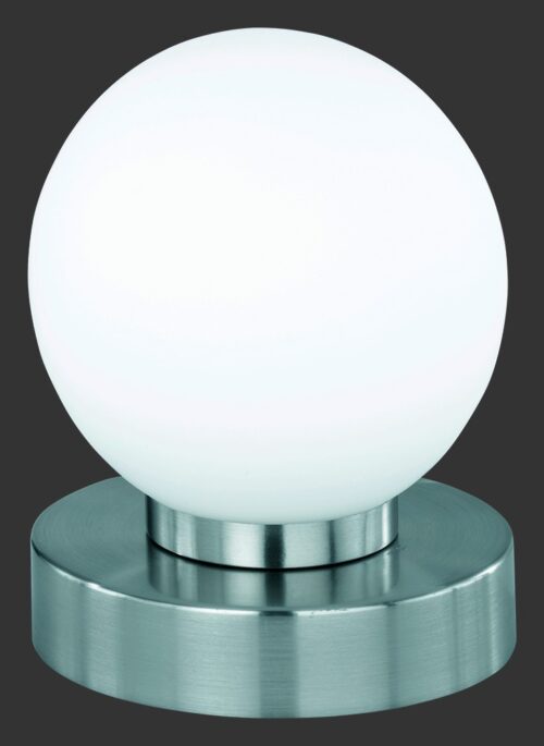 Trio R54011001 Prinz Ii Dotyková stolní lampa | E14 | Bílá | Kov | Nikl
