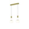 Trio 342010208 Madison LED stropní svítidlo | Teplá bílá | 2x8W | Barevný kov | Mosaz