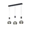 Trio 342010332 Madison LED stropní svítidlo | Teplá bílá | 3x8W | Černá