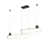 Trio 342710208 Grant LED Vnitřní osvětlení | Variabilní | 54W | Barevný kov | Mosaz