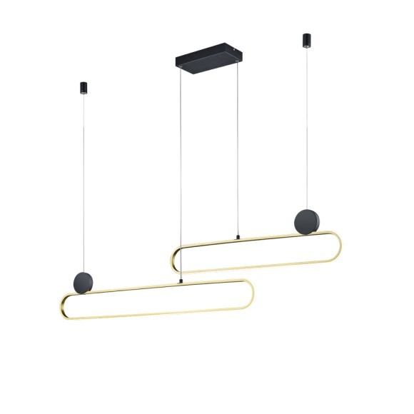 Trio 342710208 Grant LED Vnitřní osvětlení | Variabilní | 54W | Barevný kov | Mosaz