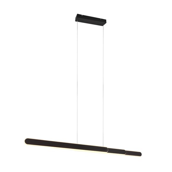 Trio 343310332 Helios LED Lustr | Variabilní | 48W | Černá