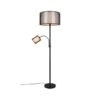Trio 411400232 Burton Stojací lampa | E14,E27 | Černá