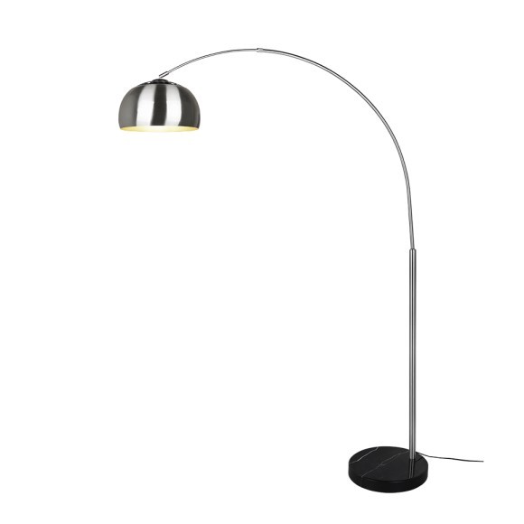 Trio 411700107 Argentina Stojací lampa | E27 | Kov | Nikl