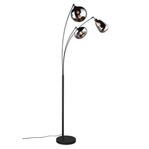 Trio 417000332 Lumina Stojací lampa | E14 | Černá