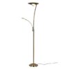 Trio 424310204 Granby LED Stmívatelná stojací lampa | Variabilní | Barevný kov | Mosaz | 29 + 6,5W
