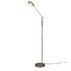 Trio 426510104 Franklin LED Stmívatelná stojací lampa | 6,5W | Barevný kov | Mosaz