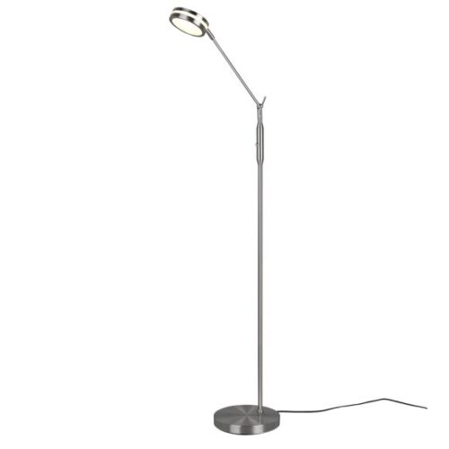 Trio 426510107 Franklin LED Stmívatelná stojací lampa | 6,5W | Kov | Nikl