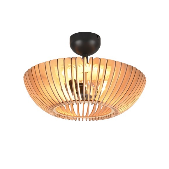 Trio 615900242 Colino Přisazené stropní svítidlo | E27 | Černá