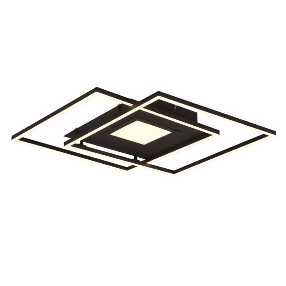 Trio 620710332 Via LED Přisazené stropní svítidlo | Variabilní | 36W | Černá
