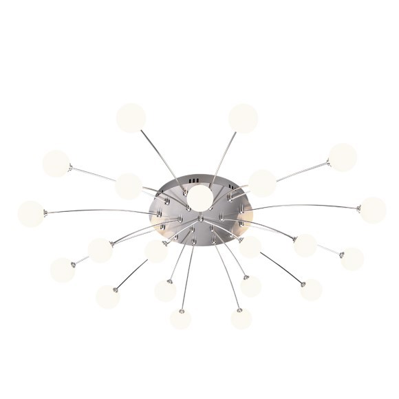 Trio 641412107 Bullet LED Přisazené stropní svítidlo | Teplá bílá | 21,5W | Kov | Nikl