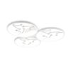 Trio 642110331 Groovy LED Přisazené stropní svítidlo | Přírodní bílá | 30W | Bílá