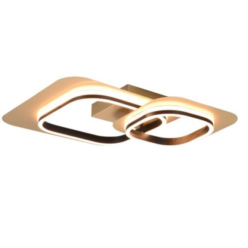 Trio 642910280 Lugo LED Přisazené stropní svítidlo | Teplá bílá | 28W | Černá