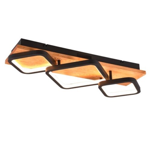 Trio 643210332 Rama LED Přisazené stropní svítidlo | Teplá bílá | 32W | Černá