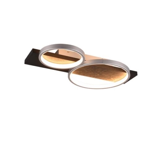 Trio 643810287 Madera LED Přisazené stropní svítidlo | Teplá bílá | 26W