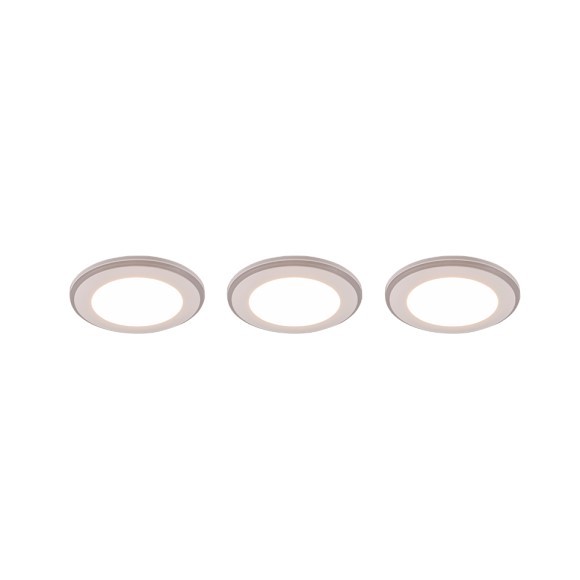 Trio 653610331 Argus LED Bodové svítidlo | RGB | Teplá bílá | 3X4W | Bílá