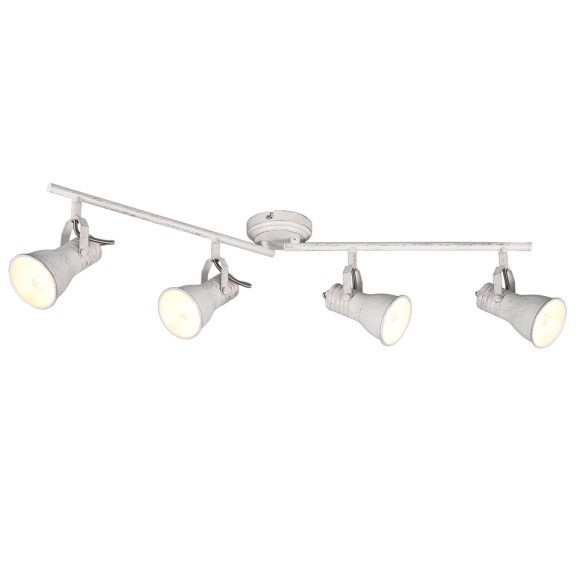 Trio 813400427 Steam Přisazené stropní svítidlo | E14 | Bílá