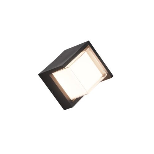 Trio R27026132 Puno LED Nástěnné venkovní světlo | Teplá bílá | 8W | Černá