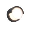 Trio R27036132 Puno LED Nástěnné venkovní světlo | Teplá bílá | 8W | Černá