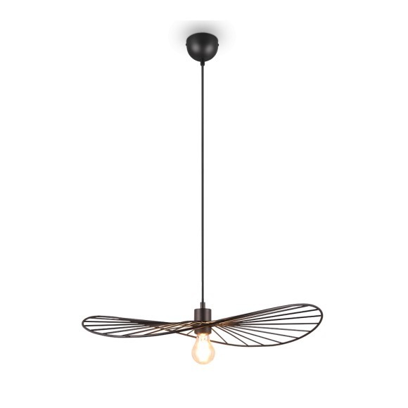 Trio R31451032 Chapeau Lustr | E27 | Černá