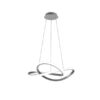 Trio R32051407 Course LED stropní svítidlo | Přírodní bílá | Kov | Nikl | 27,5W