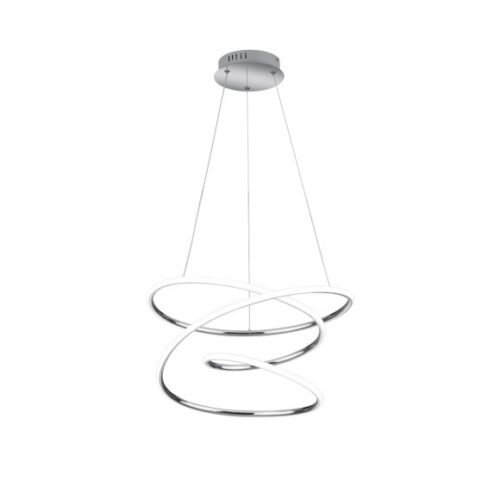 Trio R37051106 Bologna LED stropní svítidlo | Přírodní bílá | 36W | Chrom | Kov