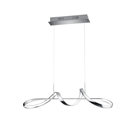 Trio R37091106 Perugia LED stropní svítidlo | Přírodní bílá | 37W | Chrom | Kov