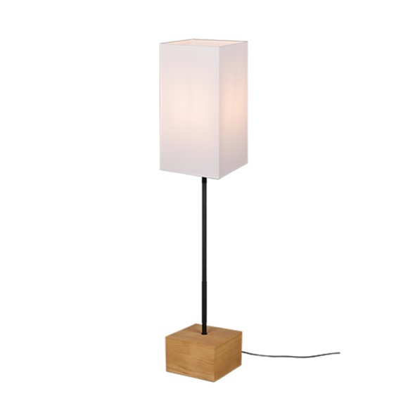 Trio R40171030 Woody Dřevěná stojací lampa | E27