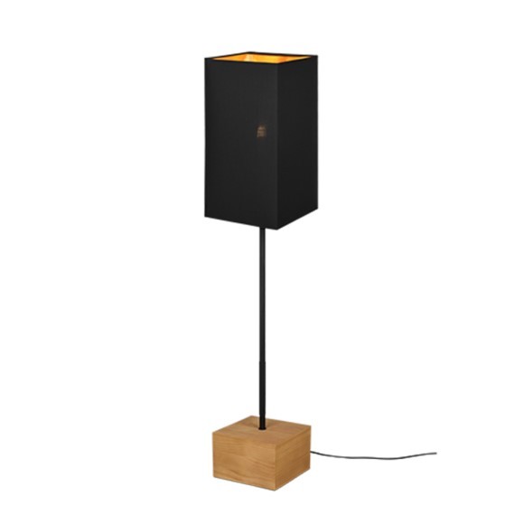 Trio R40171080 Woody Dřevěná stojací lampa | E27