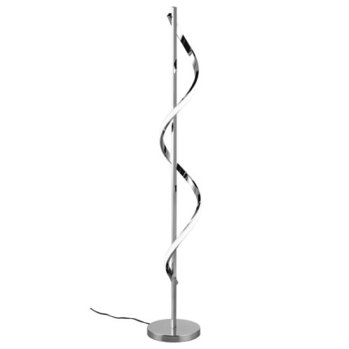 Trio R42201106 Isabel LED Stmívatelná stojací lampa | Přírodní bílá | 21,5W | Chrom | Kov