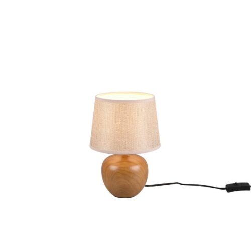 Trio R50621035 Luxor Dřevěná stolní lampička | E14