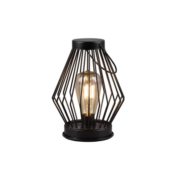Trio R54046132 Merida LED Solární svítidlo | Teplá bílá | Černá