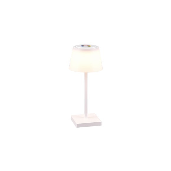 Trio R54126131 Sanchez LED Stmívatelná lampička | RGB | Variabilní | 21W | Bílá