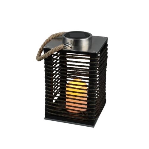 Trio R55346132 Santana LED Venkovní světlo s čidlem | 0,1W | Černá