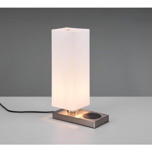 Trio R59100107 Haley Dotyková stolní lampa | E14 | Kov | Nikl
