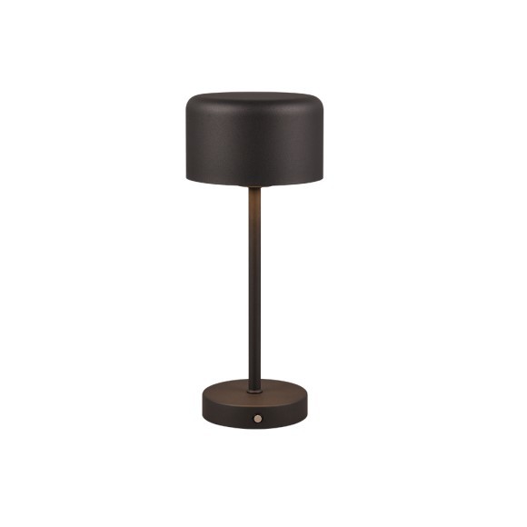 Trio R59151132 Jeff LED Dotyková stolní lampa | Teplá bílá | 15W | Černá
