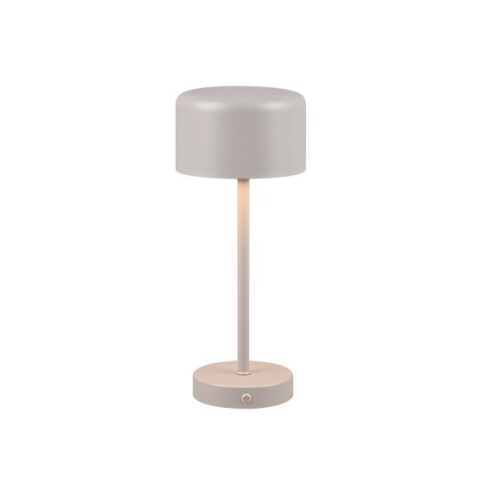 Trio R59151177 Jeff LED Dotyková stolní lampa | Teplá bílá | 15W | Šedá