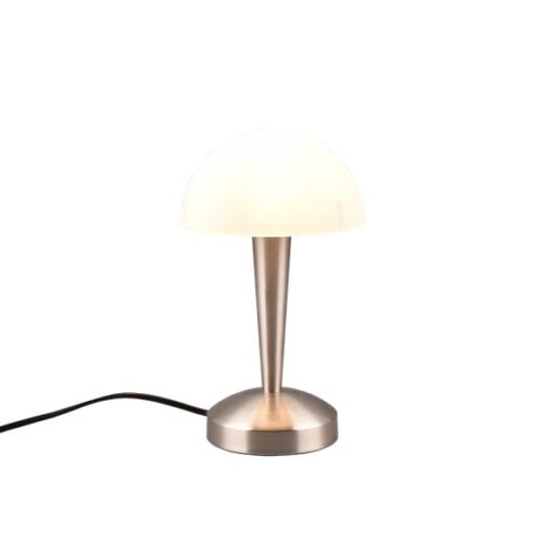 Trio R59561107 Canaria LED Dotyková stolní lampa | Teplá bílá | 4,9W | Kov | Nikl