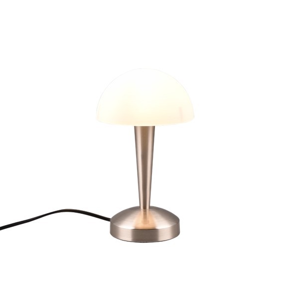 Trio R59561107 Canaria LED Dotyková stolní lampa | Teplá bílá | 4,9W | Kov | Nikl