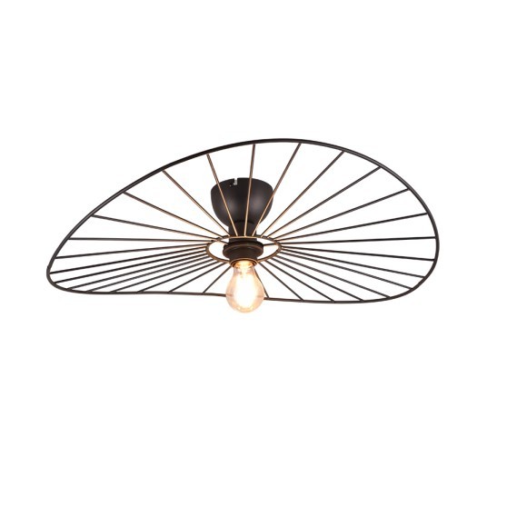 Trio R61451032 Chapeau Stropní svítidlo | E27 | Černá