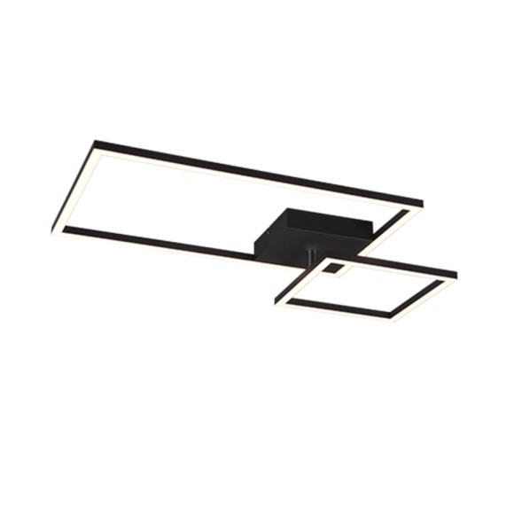 Trio R62642432 Padella LED stropní svítidlo | Přírodní bílá | 25W | Černá