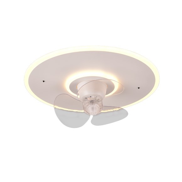 Trio R64133131 LED ventilátor Nybro 1x30W | 3500lm | 2700-6500K | IP20 - WIZ technologie, oscilační funkce, 3 rychlostní stupně, integrovaný stmívač, nastavitelná barva světla, funkce paměti, funkce nočního světla, ovládání dálkovým ovladačem, časový spín