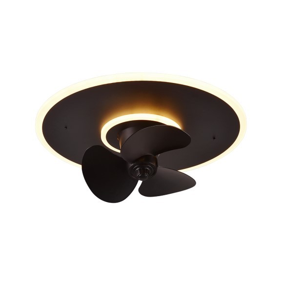 Trio R64133132 LED ventilátor Nybro 1x30W | 3500lm | 2700-6500K | IP20 - WIZ technologie, oscilační funkce, 3 rychlostní stupně, integrovaný stmívač, nastavitelná barva světla, funkce paměti, funkce nočního světla, ovládání dálkovým ovladačem, časový spí