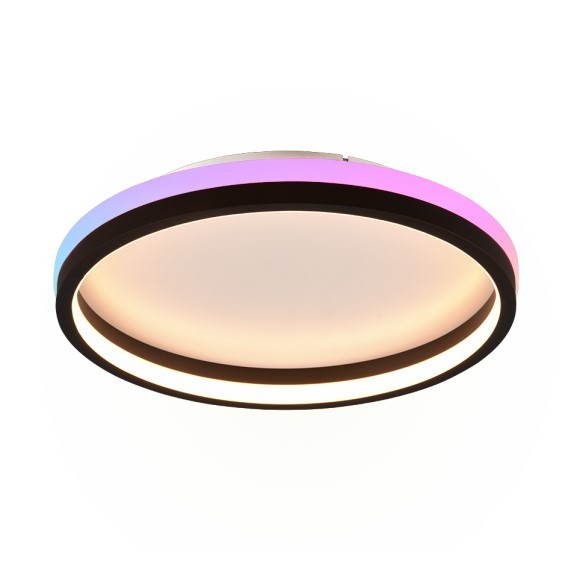 Trio R64282132 Hiko LED Stropní svítidlo s ovladačem | RGB | Variabilní | Černá | 183W