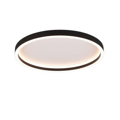 Trio R64502132 Rotonda LED Přisazené stropní svítidlo | Teplá bílá | 20W | Černá