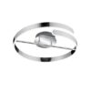 Trio R67071106 Parma LED Přisazené stropní svítidlo | Přírodní bílá | Chrom | Kov | 37W