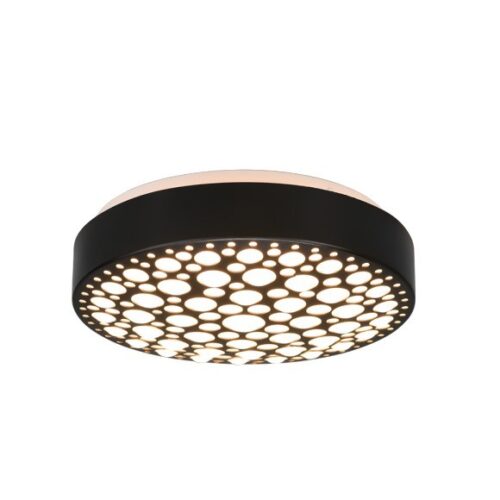Trio R67162832 Chizu LED stropní svítidlo | Teplá bílá | 11W | Černá