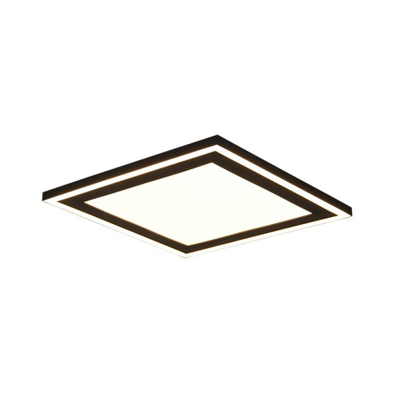 Trio R67213332 Carus LED stropní svítidlo | Teplá bílá | 16+8,5W | Černá