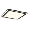 Trio R67214332 Carus LED stropní svítidlo | Teplá bílá | 20+9W | Černá